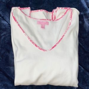 Lilly Pulitzer White V-neck